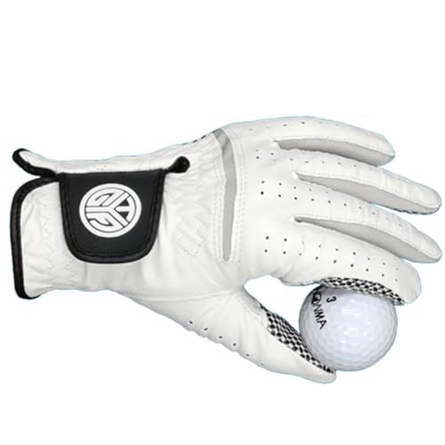 Gants de golf confortables en cuir pour parcours d'été gant homme droitier longueur 20cm