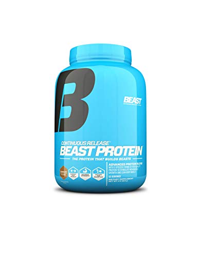 Beast Sports Nutrition Beast Protein 25 Grams of High-Quality Protein with 5 Protein Sources for Lean Muscle including Whey Concentrate and Isolate. Low Fat Low Carbs. 4lbs, 52 Servings, Chocolate