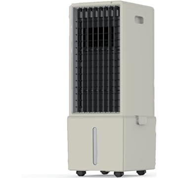 COOLECH Ar condicionado portátil, ventilador de refrigeração operado por USB com base de rotação de 90°, temporizador 4H, névoa de 3 níveis, fluxo de ar forte de 3 velocidades, tanque de água superior