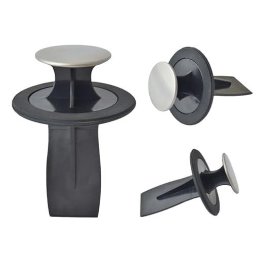 Housoutil Tapón Fregadero Multifunción Negro 84-86 MM Sellador de Agua Accesorio para Triturador de Residuos Adecuado para Cocinas Familiares