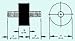 Herco 1116 Round Double Stud Black Rubber Vibration Mount (1