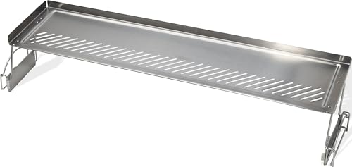 Weber Rejilla de Calentamiento (76 x 20 cm) de Pizarra de 76 cm, Fabricada en Acero Inoxidable, Apta para lavavajillas, óptima para Mantener los Alimentos Calientes, Color Plateado (3400350)