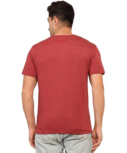 Image of Unisex Round Neck Plain T-Shirt | Combed Bio-Washed Ring Spun Cotton for Men & Women, Short Sleeves