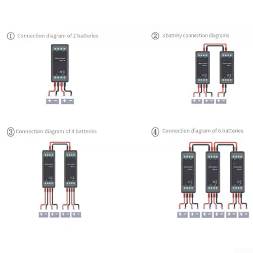 PNE-10 Active for battery Equalizer 2S Balancer Module 0-10A Bidirectional Compensation for Li-ion Lead-Acid Solar EV Golf Cart Marine RV 24V 36V 48V 60V miniatura 6