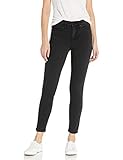 William Rast Women's Sculpted High Rise Skinny Ankle, Black-Animal, 26