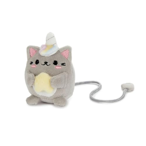 Balvi Marcapáginas Fluffy Kawaii Starry Color Gris Gato Unicornio con Estrella Suave...