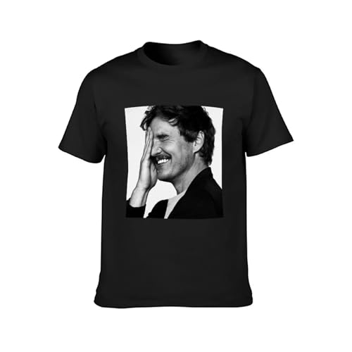 Photo de Générique T-Shirts À Manches Courtes pour Couple,Pedro Pascal Style Streetwear Rétro, Adaptés À Un Usage Quotidien Décontracté (1 L)