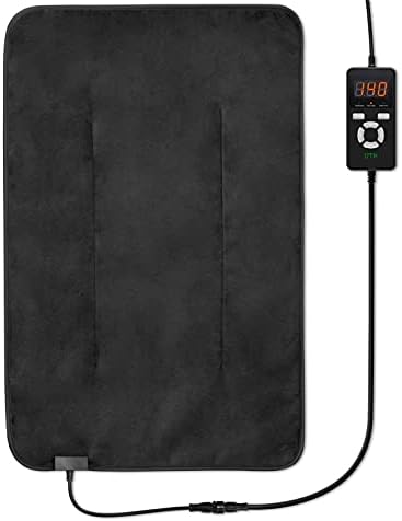 UTK Ultra-Soft Far Infrared Heating Pad for Pain Relief, Flexible Infrared Heating Therapy for Back, XL [16"x24"], Auto Shut Off, Adjustable Temp and Memory Function