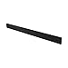 DBM IMPORTS Matte Black 24'' Industrial Pipe Rectangular Tubing Hangrail Retail Display Fixture