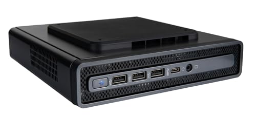 Image of Envision M1 Mini PC (Intel 20-Core i7-14700, 32GB DDR5 RAM, 2TB NVME Gen4 SSD, ASUS H610T mobo, WiFi 6, Windows 11 Pro, 10 USB, HDMI + DVI, RJ45, KB + M) Small Compact Micro Business Desktop Computer
