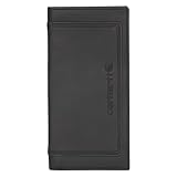 Carhartt Men's Rugged Leather Triple Stitch Wallets, Available in Multiple Styles, Black (Rodeo)