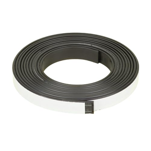 強力な粘着性の裏地が付いたテープ ストリップ 10/12/15.0 ミリメートル幅のマグネット テープ ストリップ ホワイトボード冷蔵庫用高速ラベル