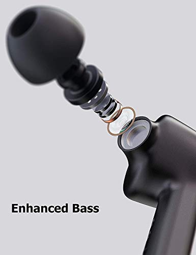 Image of 3 idea Imagine Create Print Tessco IBuds-404 Wireless Bluetooth IP56 Sweatproof Design Earbuds with Mic, Compatible with Android /iOS /Tablet (Black)