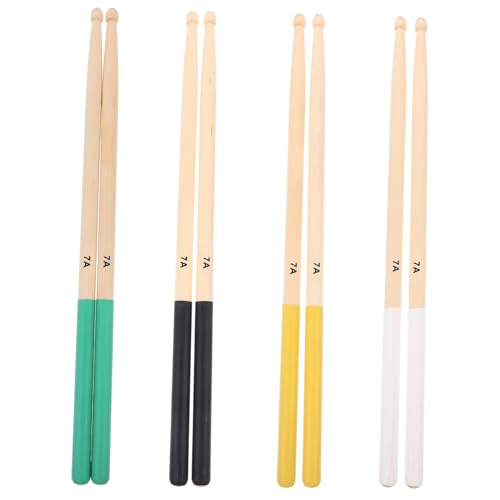 Set 4 pares baquetas 7A maple madera no deslizante miniatura 1