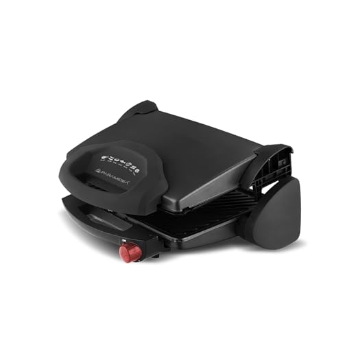 BB2109 Bistecchiera 3 in 1 Pyramidea - Termostato regolabile 2000 Watt Nera