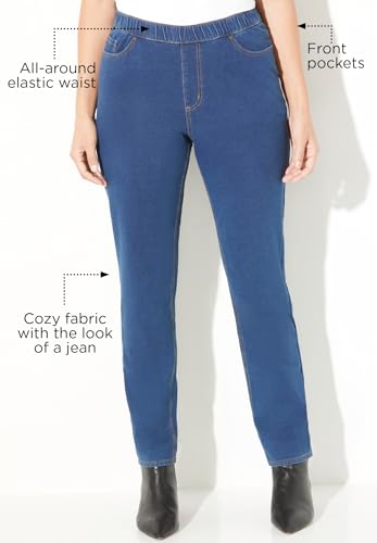 Catherines Women's Plus Size The Knit Jean2