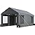 VEVOR Carport, 10x20ft Heavy Duty Carport Car Canopy, Portable Garage Car Port with Roll-up Ventilated Windows & Removable Sidewalls, UV Resistant Waterproof All-Season Tarp for SUV, Car, Truck, Boat