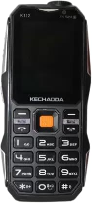 FLYING BIRDS Kechaoda K112 Mobile Phone 2.4" Big Display, Long-Lasting Battery, Triple Sim, Camera Phone (Black)