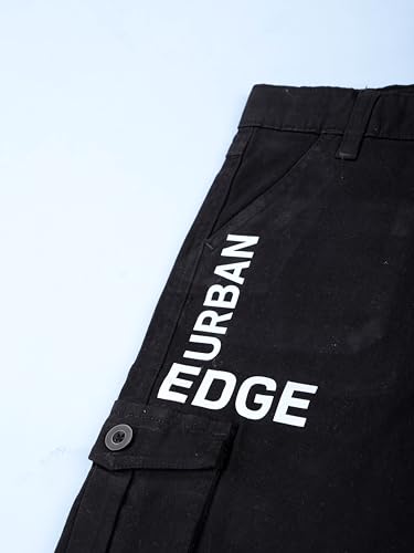 Image of KiddoPanti Boys Cotton Twill Knee Length Cargo Short