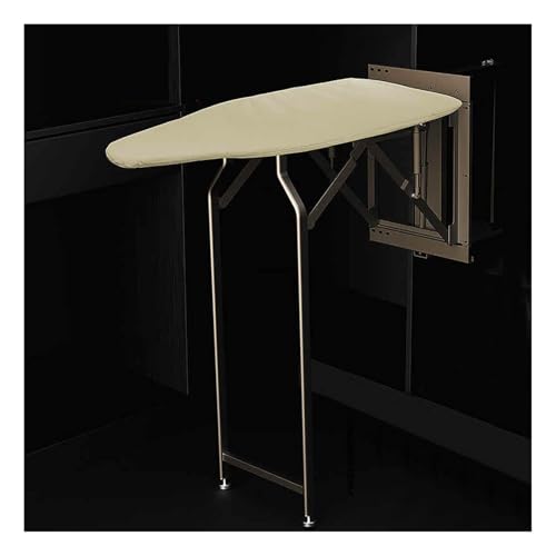 Ironing board,Retractable Ironing Board,Hideaway Ironing Board with Heat-Resistant Cover,Pull-Out Ironing Board with Lifting Bracket,for Home Apartment