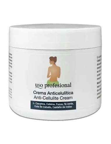 Crema Anticelulítica con Cafeína, Focus y Té Verde 500 mL | Crema Tensa y Remodela el Contorno Corporal, Hidratante y Reafirmante