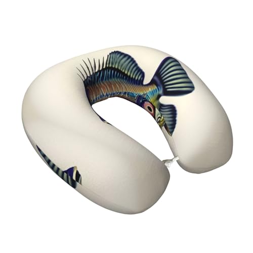 Almohada de poliéster ajustable para cuello negra miniatura 2