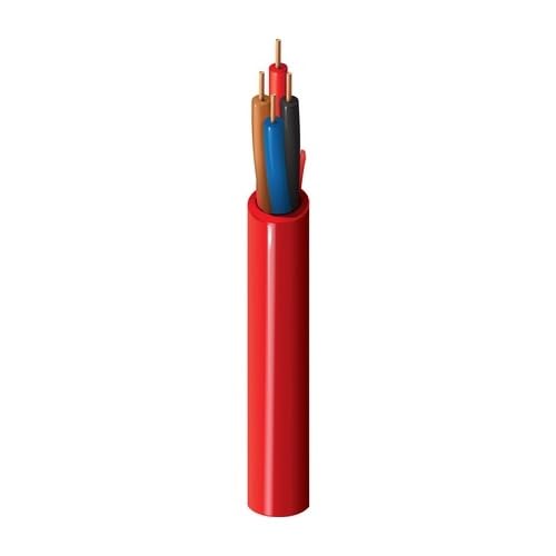 6322UL 002U1000 18/4 Multi-Conductor Stranded BC Unshielded Cable with Flamarrest Insulation, 1000', Red