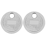Healeved Misuratore Distanza Elettrodi Candele Strumento Portatile di Precisione 2 Pezzi in Acciaio al Carbonio da 0,6 a 2,4 Mm per Manutenzione Auto