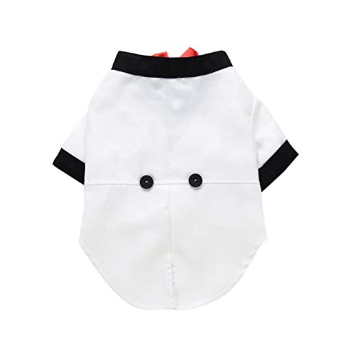 SDLJKSNF Clothes for Pets Striped Dog Coat Shirts Autumn Winter Dog Pet Coat Clothes Pets Dogs Jackets