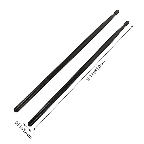 Juego de 3 pares de baquetas de nylon para batería miniatura 3