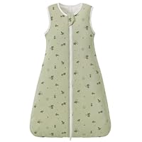 Nivolltha Super Soft Winter Baby Sleeping Bag 2.5 TOG, 100% Cotton Warm Sleeping Bag 18-36 Months for Infant Toddler, Newborn Essentials, Maples