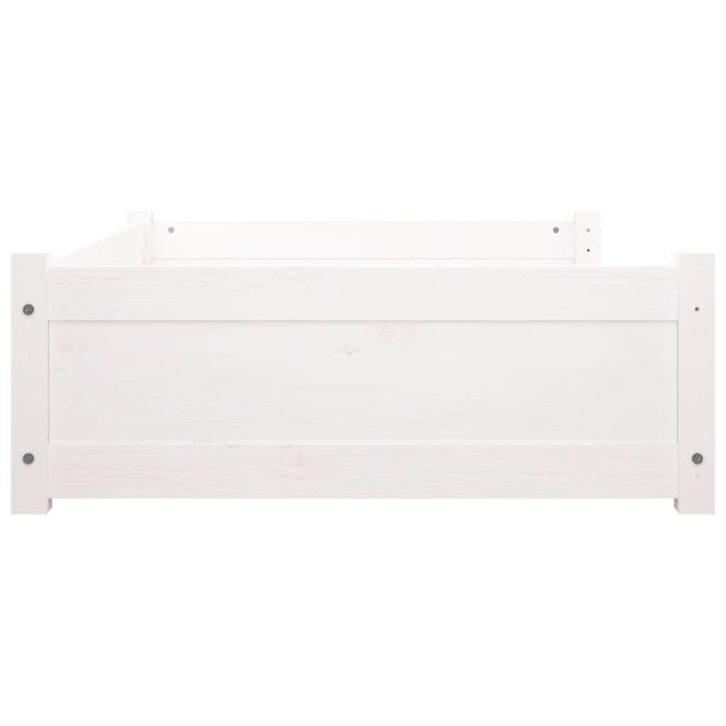 Mangloder - Cuccia per cani in legno massello di pino con pareti laterali, 105,5 x 75,5 x 28 cm, cuscino per cani, cuscino per animali domestici, per cuccioli, interni ed esterni, antiscivolo