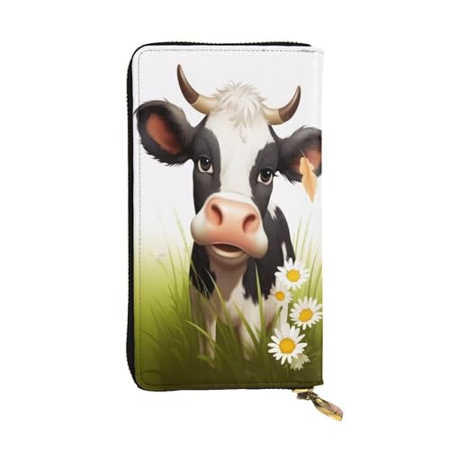 Portefeuille téléphone femme et homme grande capacité en cuir véritable
