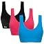 Black + Fuchsia + Blue