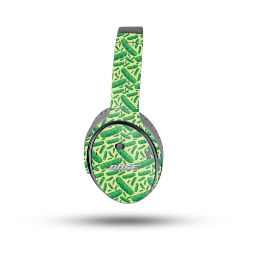 Image of MightySkins Glossy Glitter Skin Compatible with Bose QuietComfort 35 II Headphones - Pickles | Protective, Durable High-Gloss Glitter Finish | Easy to Apply, Remove, and Change Styles