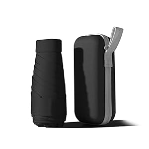 Jodsen Travel Umbrella,6 Ribs Mini Travel Umbrella Strong Umbrella Folding Sun Umbrella Windproof Rain Umbrella…