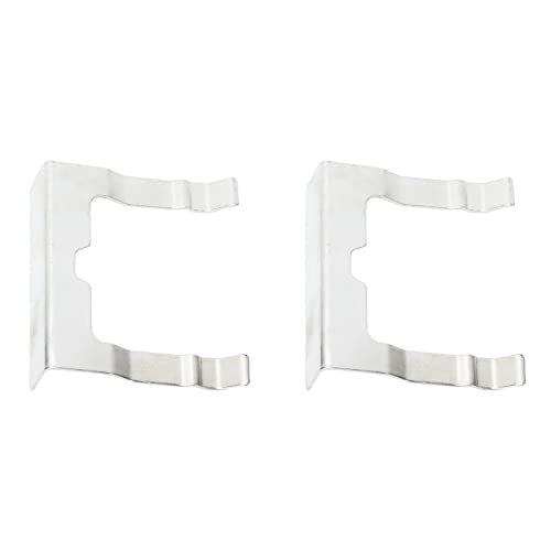 Aramox License Lamp Clip Fit for 1500 2500 3500, 2PCs Car Rear License Lamp Clip 55077370AB Replacement