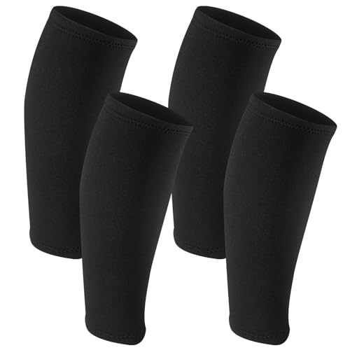 2 Pairs Water Ski Spray Leg Calf Compression Sleeve Protector Elastic Neoprene Support Wrap for Outdoor Water Sports