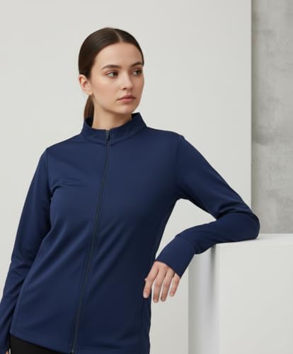 Image of PUMP'D Women's Jacket | Slim Fit | Thumb Hole Open Sleeve | With zipper | Perfect for workout