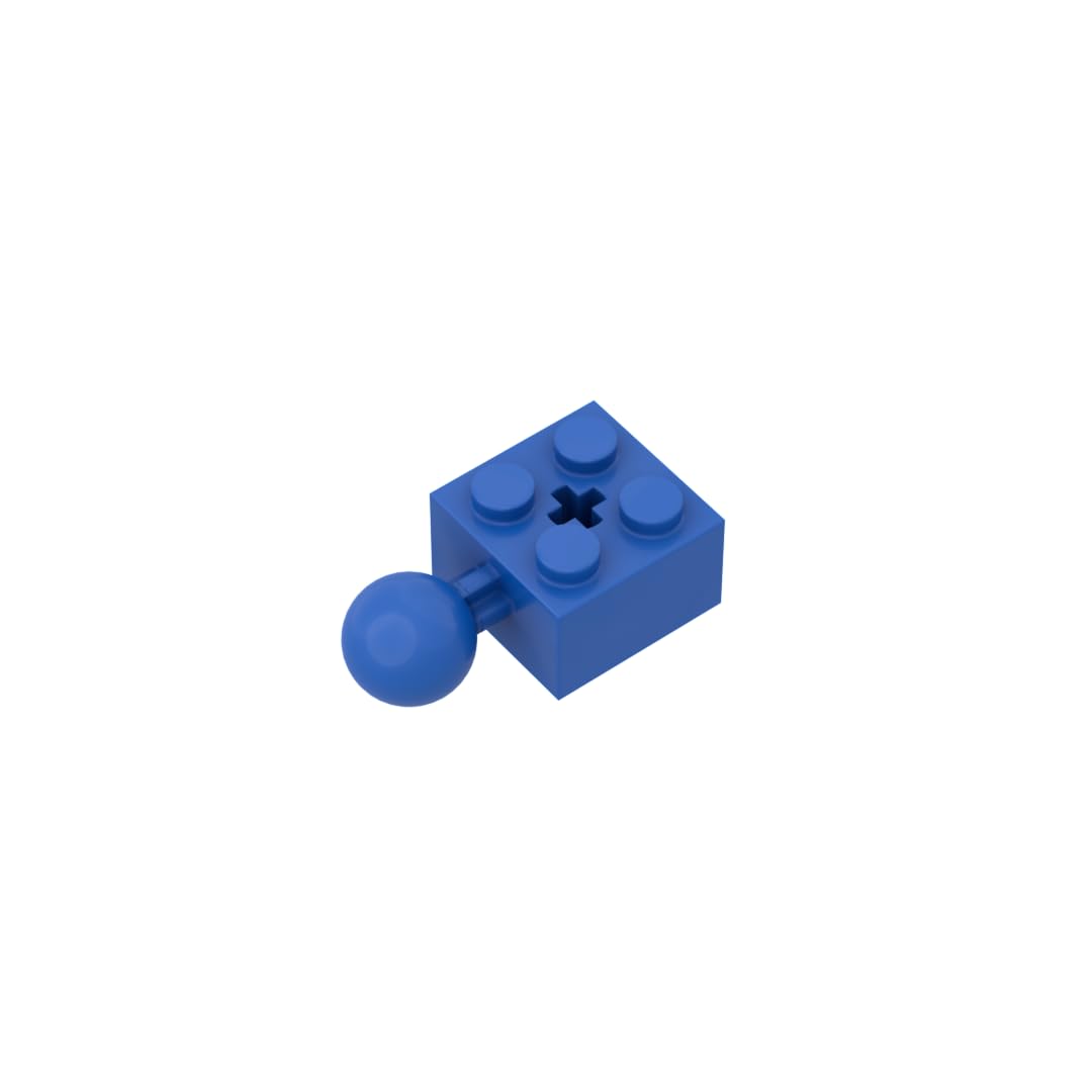 XYEIUGO 57909 Technic Brick Modified 2x2 with Ball and Axle Hole, 50 PCS — image 1