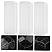 WHAMVOX Golf Ball Packaging Box 3Pcs Transparent Pe Storage Case with Window Durable Space-Saving Display Container for Home and Shop Use
