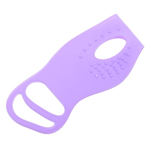 SEWOART Silicona para Ojos Violeta Masaje Ocular y Parche Fijo Antideslizante, Doble Cara Flexible para Cuidado Facial y Uso en Spa, Diseño Gancho para Orejas, y Confort