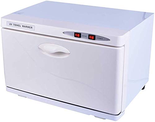 Scaldasalviette scaldasalviette 2 IN 1 da 16 litri, armadietto sterilizzatore per asciugamani con ozono, con sterilizzazione UV integrata per la cura della pelle del viso, attrezzatura per disinfezi