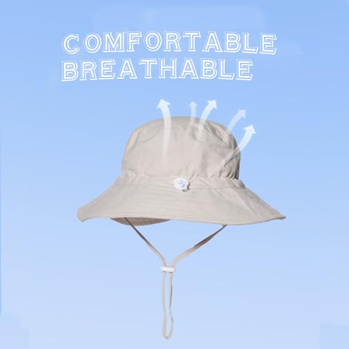 Custom Baby Bucket Hat for Toddler Personalized Baby Sun Hat for Infant Boys Girls UPF 50+ Sun Protection Wide Brim Hat2