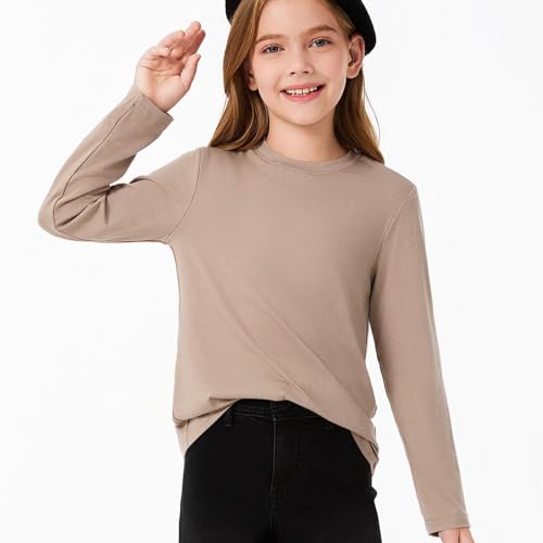 Girl Casual Short Sleeve T Shirts Solid Color Tee Blouse Kids Loose Tunic Tops Little Girls Clothes4