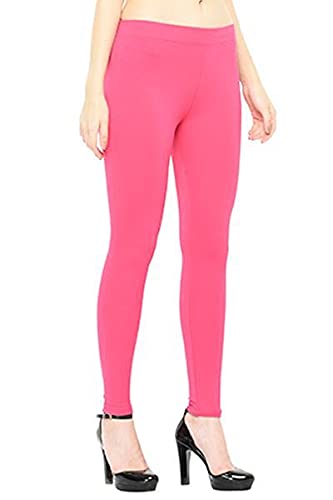 Image of Frenchtrendz Women's Modal Poly Spandex Slim Fit Ankle Length Flat Elasticated Waistband Legging
