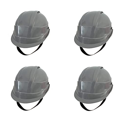 Image of LADWA Green Heavy Duty Director Safety Helmet, ISI Marked Protective Head Helmet for Construction, Industrial and Outdoor Safety Use (Pack of 4)