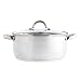 Quid Ottawa - Cacerola de 26 cm con tapa, acero inoxidable