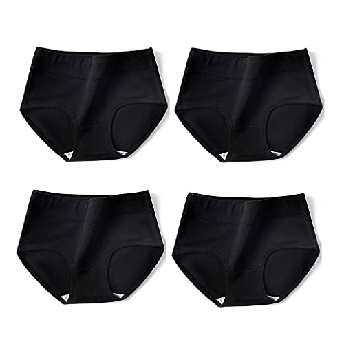 Culottes midi Femme Coton, Lot de 4 (M, Noir) Cover