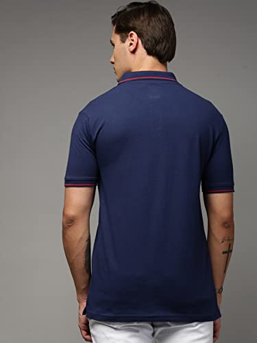 Image of ONN UK Classic Men's Premium Combed Cotton Polo Collar Half Sleeves Solid T-Shirt |